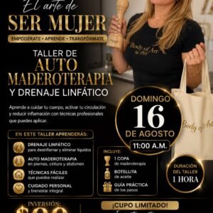 Taller de Auto Maderoterapia y Drenaje Lifático